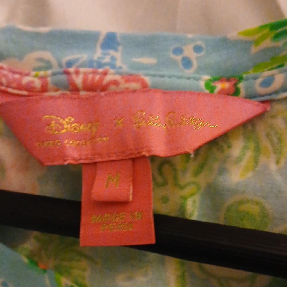 Lilly Pulitzer Blue and Pink Long Sleeve Top